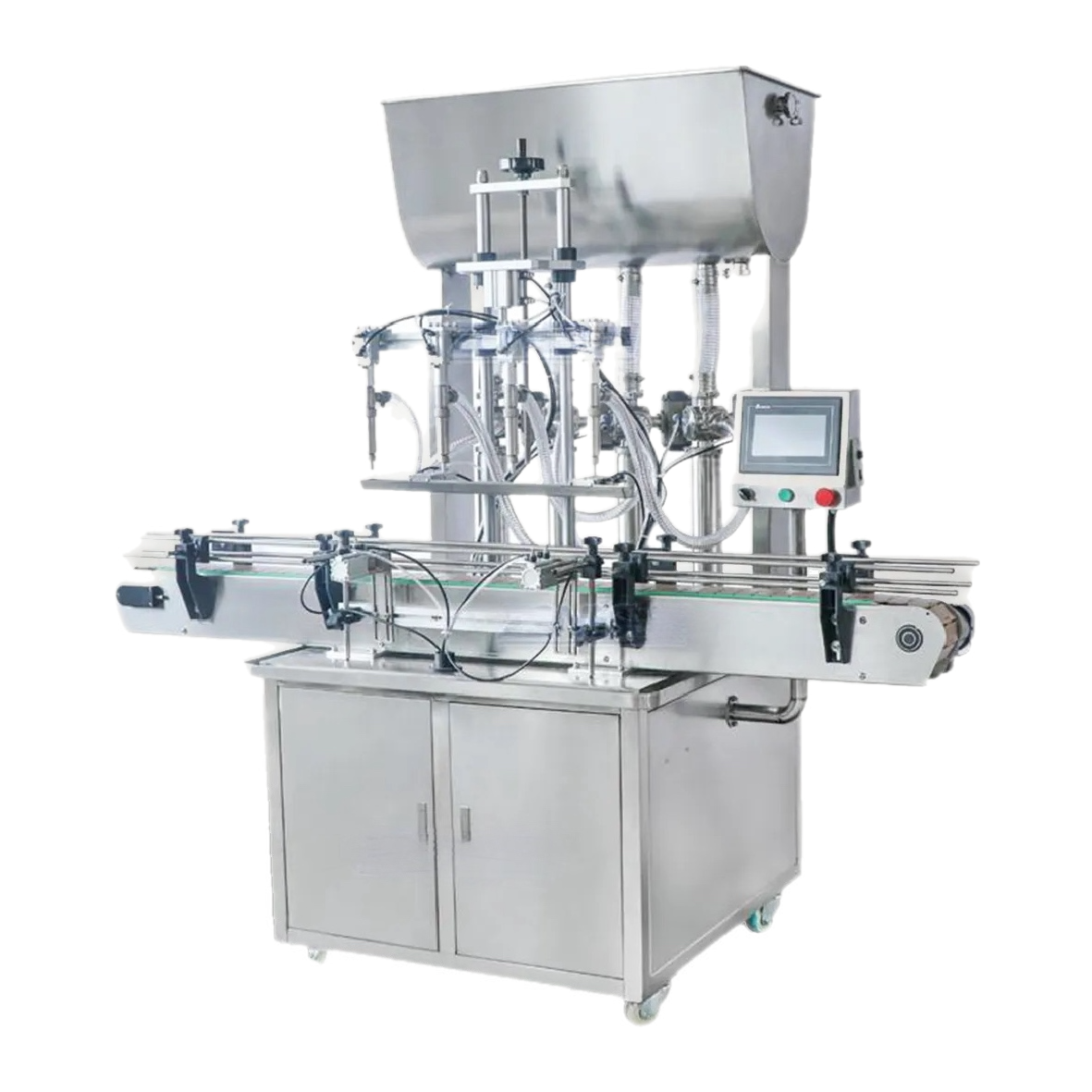 Liquid filling machines for packaging production